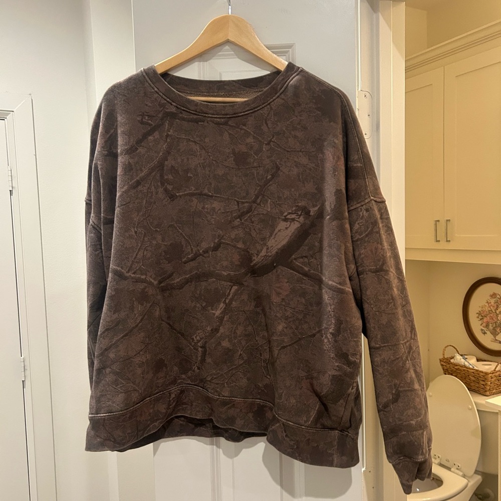 Brown Camo DAIRY BOY SWEATSHIRT